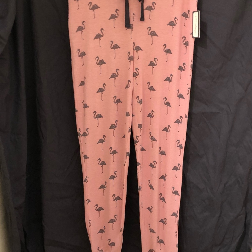 P. J. Salvage Blush Pink Pajama/Lounge Jogger Style Bottoms Sz L